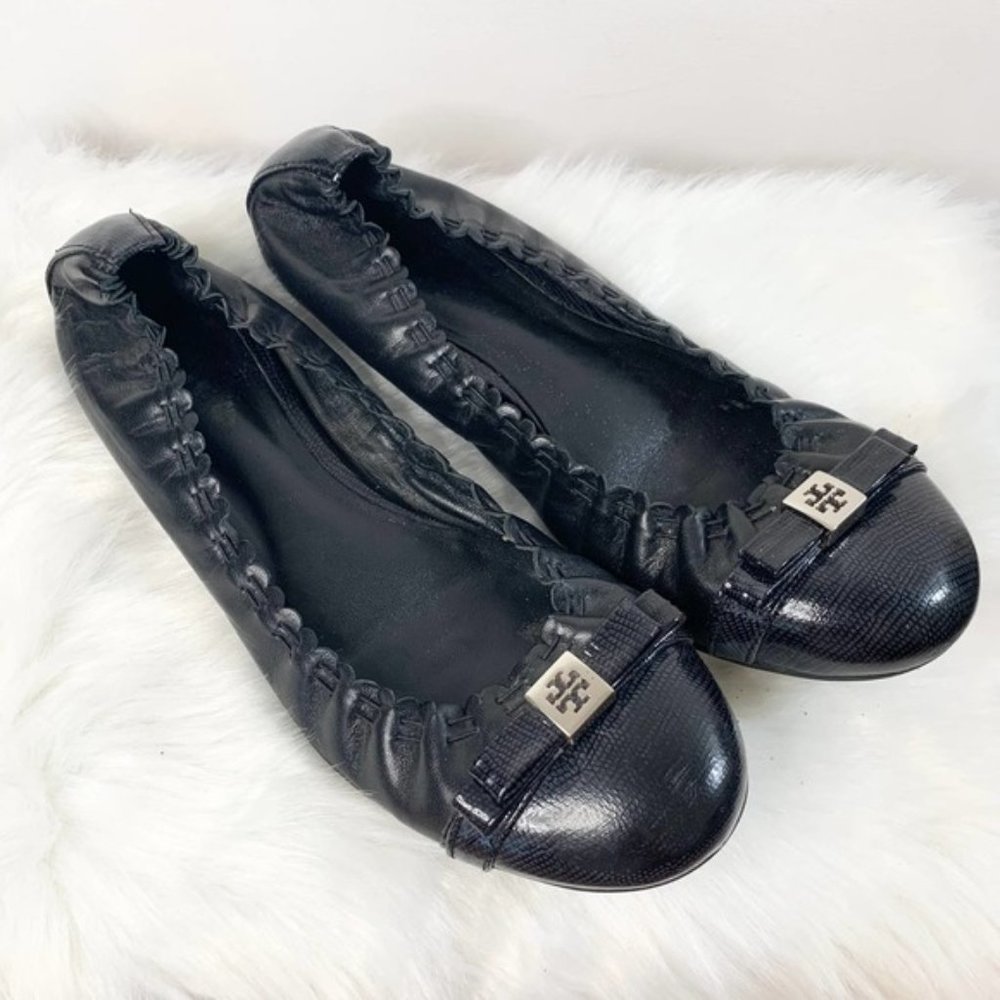 Tory Burch Women’s Flat shoes size 7 M / Black - Picture 9 of 9